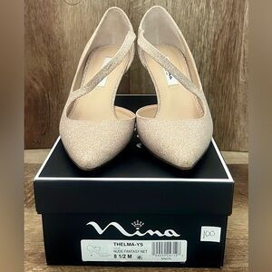 Nina Nude Fantasy Sparkle Pumps